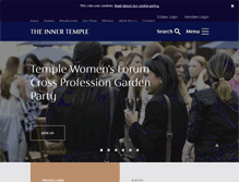 Tablet Screenshot of innertemple.org.uk